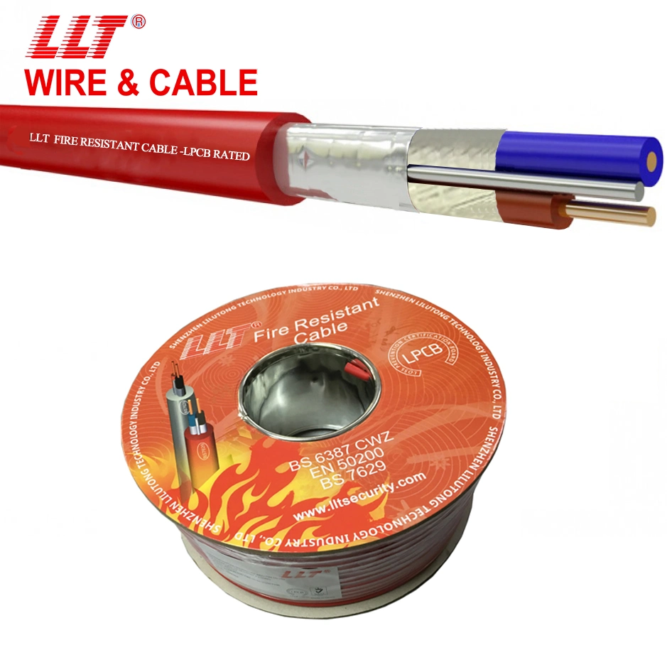 UL Listed Shielded 3 Core 2.5mm Fire Alarm Flame Retardant Cable Cable for Fire Alarm Systems Fire Alarm Control