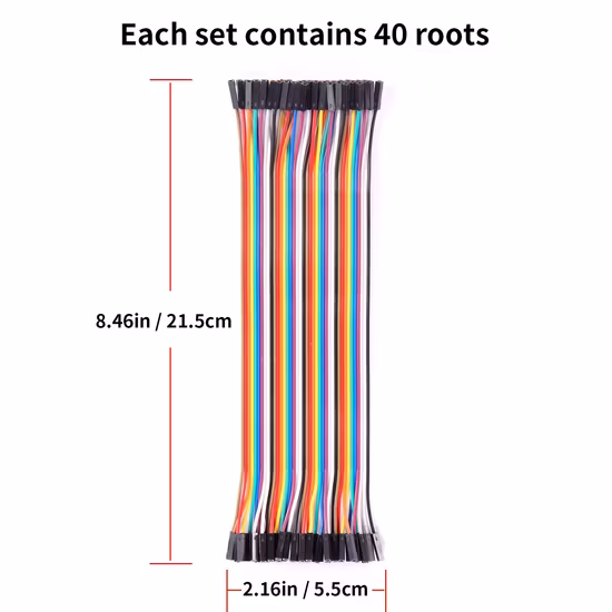 DuPont Wire 40 Pin Male to Female X 3 Jumper Wires